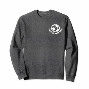 In My Soccer Mom Era Sweatshirt, Gray, Size Small